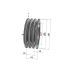 Poulie trapézoïdale SPB / B - 3 gorges - Ø160 mm - Moyeu amovible 2517 - Fonte