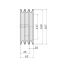 Poulie trapézoïdale SPB / B - 3 gorges - Ø160 mm - Moyeu amovible 2517 - Fonte