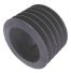 Poulie trapézoïdale SPB / B - 5 gorges - Ø160 mm - Moyeu amovible 2517 - Fonte