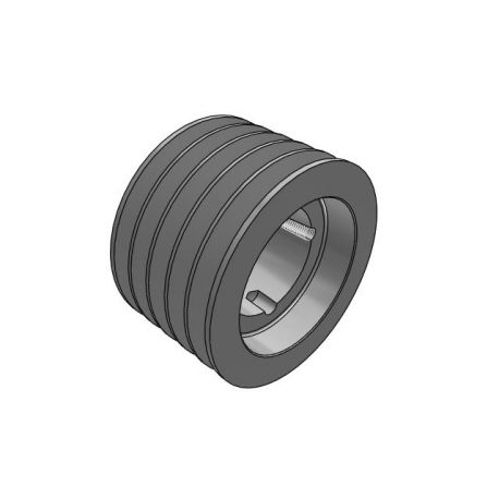 Poulie trapézoïdale SPB / B - 5 gorges - Ø160 mm - Moyeu amovible 2517 - Fonte