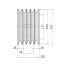 Poulie trapézoïdale SPB / B - 5 gorges - Ø160 mm - Moyeu amovible 2517 - Fonte