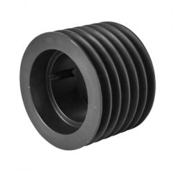 Poulie trapézoïdale SPB 160/6MA - 6 gorges - Ø160 mm - Moyeu amovible 3020 - Fonte