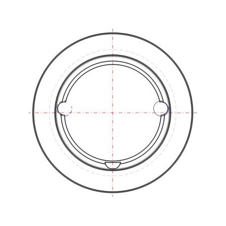 Poulie trapézoïdale SPB / B - 6 gorges - Ø160 mm - Moyeu amovible 3020 - Fonte