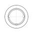 Poulie trapézoïdale SPB / B - 6 gorges - Ø160 mm - Moyeu amovible 3020 - Fonte