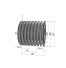 Poulie trapézoïdale SPB / B - 8 gorges - Ø160 mm - Moyeu amovible 3020 - Fonte