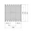 Poulie trapézoïdale SPB / B - 8 gorges - Ø160 mm - Moyeu amovible 3020 - Fonte