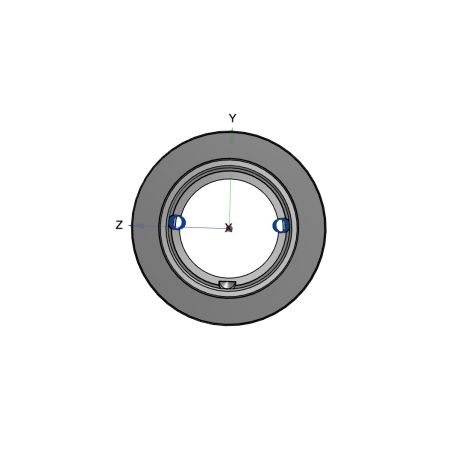 Poulie trapézoïdale SPB / B - 8 gorges - Ø160 mm - Moyeu amovible 3020 - Fonte