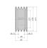 Poulie trapézoïdale SPB / B - 4 gorges - Ø170 mm - Moyeu amovible 2517 - Fonte