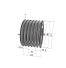 Poulie trapézoïdale SPB / B - 6 gorges - Ø170 mm - Moyeu amovible 3020 - Fonte