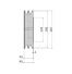 Poulie trapézoïdale SPB / B - 2 gorges - Ø180 mm - Moyeu amovible 2517 - Fonte