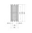 Poulie trapézoïdale SPB / B - 4 gorges - Ø180 mm - Moyeu amovible 2517 - Fonte