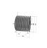 Poulie trapézoïdale SPB / B - 8 gorges - Ø180 mm - Moyeu amovible 3030 - Fonte