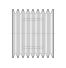 Poulie trapézoïdale SPB / B - 8 gorges - Ø180 mm - Moyeu amovible 3030 - Fonte