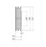 Poulie trapézoïdale SPB / B - 2 gorges - Ø190 mm - Moyeu amovible 2517 - Fonte