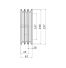 Poulie trapézoïdale SPB / B - 3 gorges - Ø190 mm - Moyeu amovible 2517 - Fonte