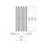 Poulie trapézoïdale SPB / B - 4 gorges - Ø190 mm - Moyeu amovible 2517 - Fonte