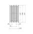 Poulie trapézoïdale SPB / B - 5 gorges - Ø190 mm - Moyeu amovible 3020 - Fonte