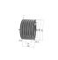 Poulie trapézoïdale SPB / B - 6 gorges - Ø190 mm - Moyeu amovible 3020 - Fonte
