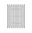 Poulie trapézoïdale SPB / B - 8 gorges - Ø212 mm - Moyeu amovible 3535 - Fonte