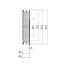 Poulie trapézoïdale SPB / B - 2 gorges - Ø224 mm - Moyeu amovible 2517 - Fonte