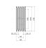 Poulie trapézoïdale SPB / B - 4 gorges - Ø224 mm - Moyeu amovible 3020 - Fonte
