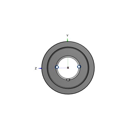 Poulie trapézoïdale SPB / B - 4 gorges - Ø224 mm - Moyeu amovible 3020 - Fonte