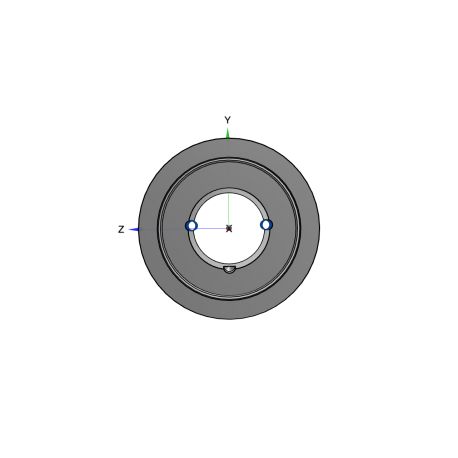 Poulie trapézoïdale SPB / B - 5 gorges - Ø224 mm - Moyeu amovible 3020 - Fonte