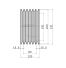 Poulie trapézoïdale SPB / B - 6 gorges - Ø224 mm - Moyeu amovible 3535 - Fonte