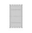Poulie trapézoïdale SPB / B - 6 gorges - Ø224 mm - Moyeu amovible 3535 - Fonte