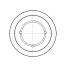 Poulie trapézoïdale SPB / B - 6 gorges - Ø224 mm - Moyeu amovible 3535 - Fonte