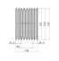 Poulie trapézoïdale SPB / B - 8 gorges - Ø224 mm - Moyeu amovible 3535 - Fonte