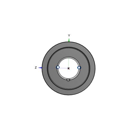 Poulie trapézoïdale SPB / B - 4 gorges - Ø236 mm - Moyeu amovible 3020 - Fonte