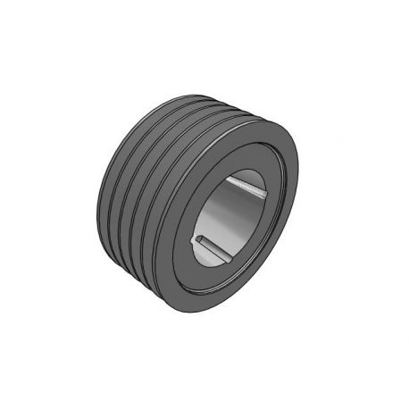 Poulie trapézoïdale SPB / B - 5 gorges - Ø236 mm - Moyeu amovible 3535 - Fonte