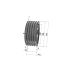 Poulie trapézoïdale SPB / B - 5 gorges - Ø236 mm - Moyeu amovible 3535 - Fonte