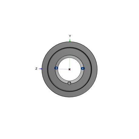 Poulie trapézoïdale SPB / B - 5 gorges - Ø236 mm - Moyeu amovible 3535 - Fonte