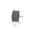Poulie trapézoïdale SPB / B - 6 gorges - Ø236 mm - Moyeu amovible 3535 - Fonte