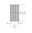 Poulie trapézoïdale SPB / B - 6 gorges - Ø236 mm - Moyeu amovible 3535 - Fonte