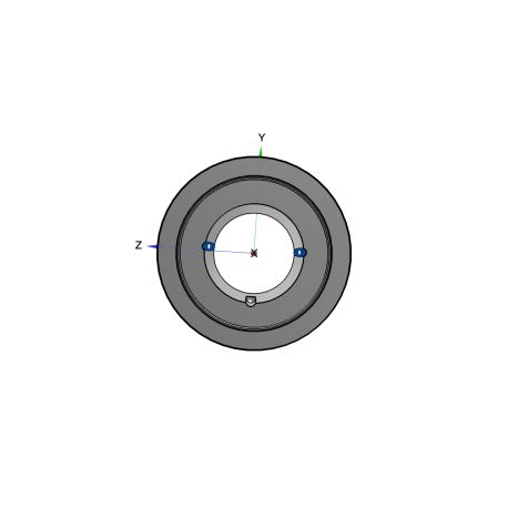 Poulie trapézoïdale SPB / B - 6 gorges - Ø236 mm - Moyeu amovible 3535 - Fonte