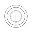 Poulie trapézoïdale SPB / B - 6 gorges - Ø236 mm - Moyeu amovible 3535 - Fonte
