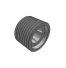 Poulie trapézoïdale SPB / B - 8 gorges - Ø236 mm - Moyeu amovible 3535 - Fonte
