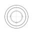 Poulie trapézoïdale SPB / B - 8 gorges - Ø236 mm - Moyeu amovible 3535 - Fonte