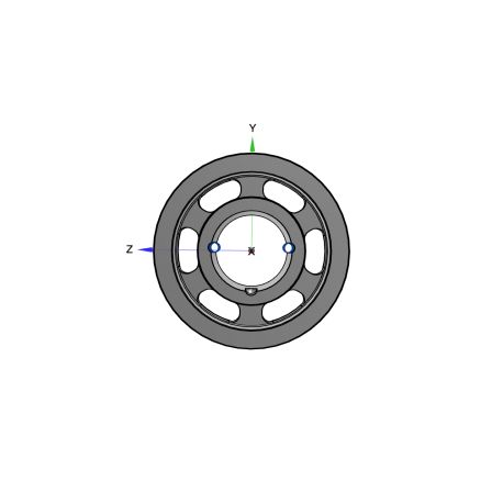 Poulie trapézoïdale SPB / B - 3 gorges - Ø250 mm - Moyeu amovible 3020 - Fonte
