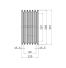 Poulie trapézoïdale SPB / B - 6 gorges - Ø250 mm - Moyeu amovible 3535 - Fonte