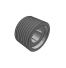Poulie trapézoïdale SPB / B - 8 gorges - Ø250 mm - Moyeu amovible 3535 - Fonte
