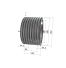 Poulie trapézoïdale SPB / B - 8 gorges - Ø250 mm - Moyeu amovible 3535 - Fonte