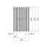 Poulie trapézoïdale SPB / B - 8 gorges - Ø250 mm - Moyeu amovible 3535 - Fonte