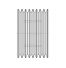 Poulie trapézoïdale SPB / B - 8 gorges - Ø250 mm - Moyeu amovible 3535 - Fonte