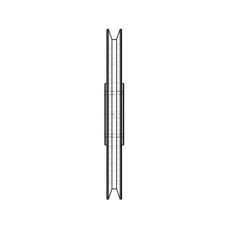 Poulie trapézoïdale SPB / B - 1 gorge - Ø280 mm - Moyeu amovible 2012 - Fonte