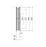 Poulie trapézoïdale SPB / B - 2 gorges - Ø280 mm - Moyeu amovible 2517 - Fonte