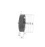 Poulie trapézoïdale SPB / B - 3 gorges - Ø280 mm - Moyeu amovible 3020 - Fonte